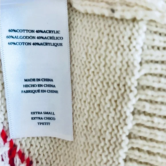 Rails “Perci” Cream Sweater with Red Strawberry Design. Size XS - Picture 10 of 12